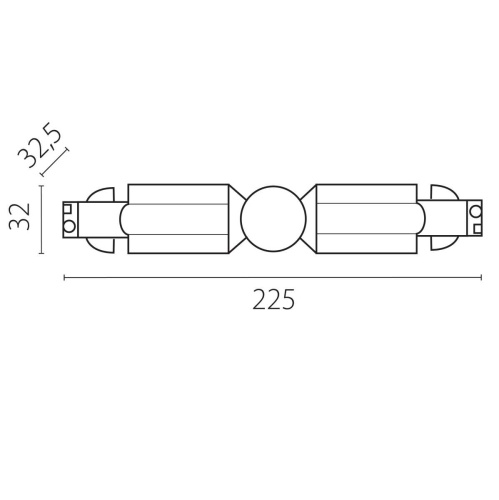 Соединение с меняющимся углом к треку 5040xx-(F)/(R) Quattro Lightstar 504156-FRPI фото 3