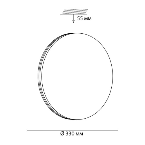 7791/ALN MINI SN 208 Светильник пластик/белый/хром LED 18Вт 4000K D330 IP43 SMALLI 7791/ALN MINI SN 208 Светильник пластик/белый/хром LED 18Вт 4000K D330 IP43 SMALLI