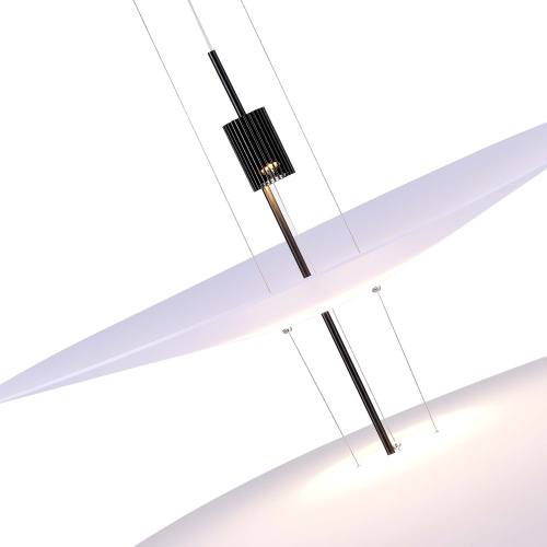 SL6101.423.01 Люстра подвесная ST-Luce Черный/Белый LED 1*15W 3000K ISOLA фото 3