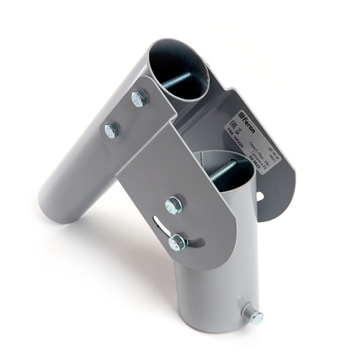 Кронштейн для уличных (консольных) светильников, посадочный диаметр 48мм, серый, ДС-06-48 фото 2