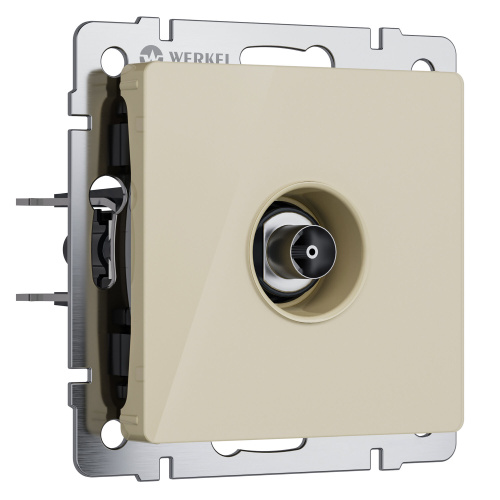 ТВ-розетка оконечная (айвори акрил) W1183043 ТВ-розетка оконечная (айвори акрил) W1183043