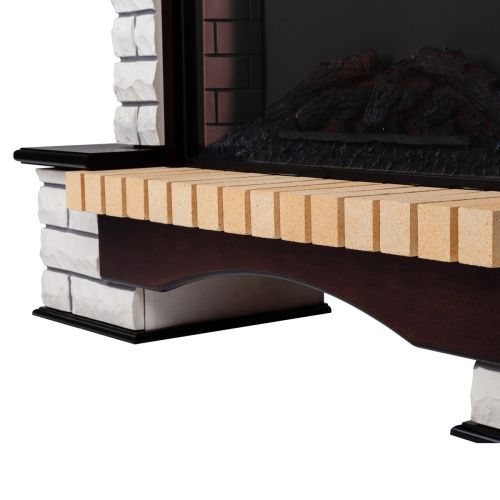 Каминокомплект COUNTRY/БРУКЛИН Античный дуб с очагом Электроочаг FIRESPACE/ФАЕРСПЕЙС 33W фото 6