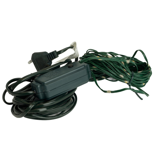 Светодиодная гирлянда Feron CL582 линейная Роса (на плоском проводе) 220V 2700K c питанием от сети фото 4