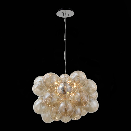 SL432.203.12 Люстра подвесная ST-Luce Хром/Коньячный G9 12*5W SOSPIRO SL432.203.12 Люстра подвесная ST-Luce Хром/Коньячный G9 12*5W SOSPIRO