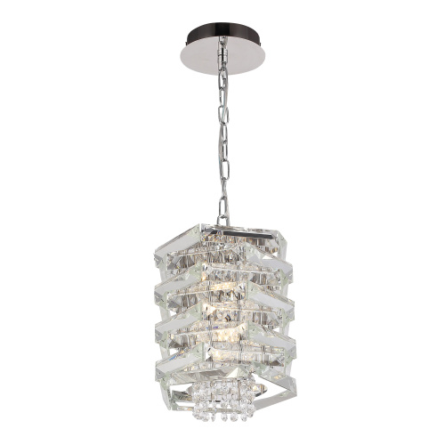 SL6137.103.01 Светильник подвесной ST-Luce никель/прозрачный E14 1*40W STROZZI фото 4 SL6137.103.01 Светильник подвесной ST-Luce никель/прозрачный E14 1*40W STROZZI фото 4