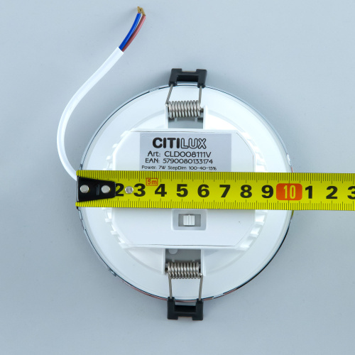 Citilux Акви CLD008111V LED Встраиваемый светильник Хром фото 18 Citilux Акви CLD008111V LED Встраиваемый светильник Хром фото 18