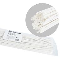 Термоусадочная трубка STEKKER 6,0/3,0 мм, длина 100 см., усадка 2:1, белый HST-630-100WH