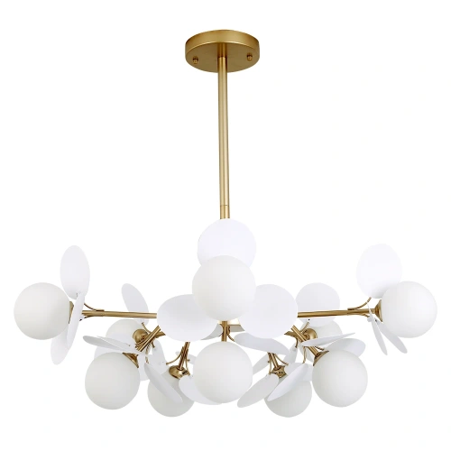 Люстра на штанге Arte Lamp PEACOCK A1369SP-10SG Люстра на штанге Arte Lamp PEACOCK A1369SP-10SG