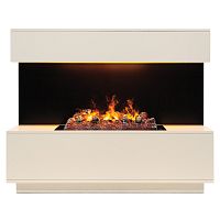 Электрокамин RealFlame Modern CST630 WT белый дуб с очагом 3D Cassette 630