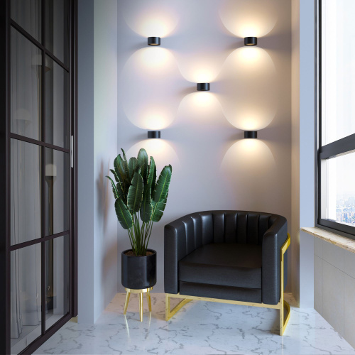 Coneto LED черный Настенный светодиодный светильник MRL LED 1045 чёрный фото 2