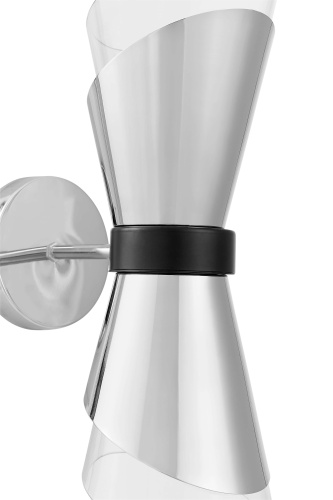 Бра Lumina Deco Fabro LDW 7013-2 CHR+PR фото 3