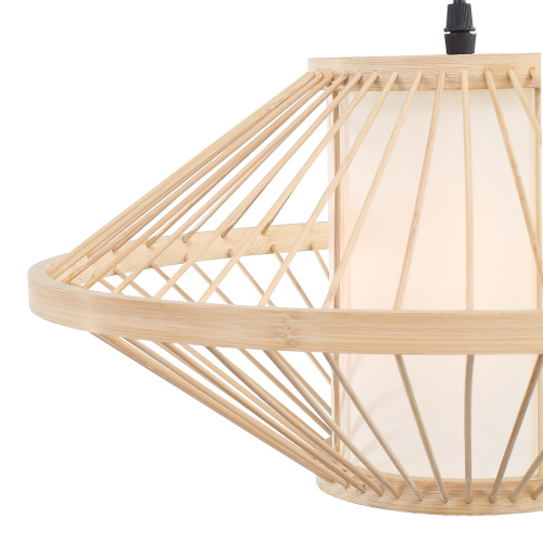 SL6241.533.01 Светильник подвесной ST-Luce Древесный/Белый E27 1*40W ALMA фото 4