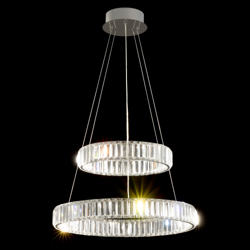 Citilux Чезаре CL338261 LED Люстра хрустальная с пультом Хром фото 4 Citilux Чезаре CL338261 LED Люстра хрустальная с пультом Хром фото 4