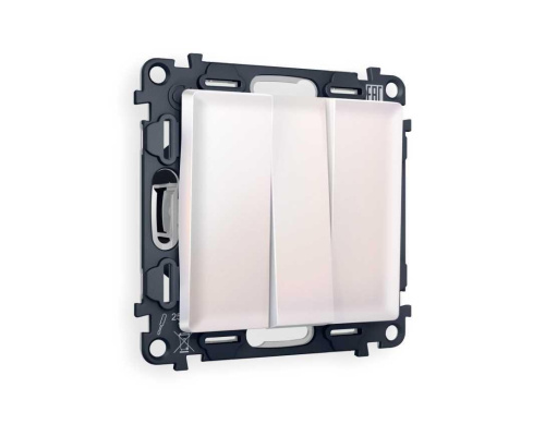 Комплект механизма 3-кл выключателя AMBRELLA VOLT ALFA Жемчуг QUANT (AP2050, VM133) MA205010