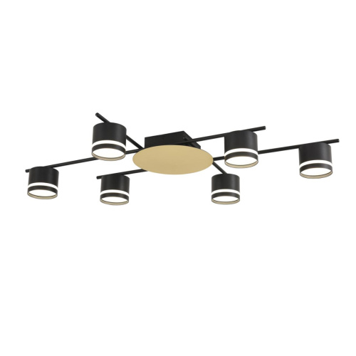 8304/6C COMFI LN26 238 золотой/черный, металл/акрил Светильник потолочный GX53 LED 6*7W 220V BENUA фото 4 8304/6C COMFI LN26 238 золотой/черный, металл/акрил Светильник потолочный GX53 LED 6*7W 220V BENUA фото 4