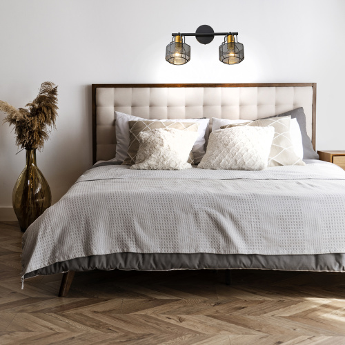 Настенно-потолочный свет Escada 1100/2A E14*40W Black/Gold фото 2 Настенно-потолочный свет Escada 1100/2A E14*40W Black/Gold фото 2