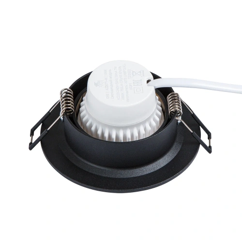 Точечный встраиваемый светильник Arte Lamp MIRA A2862PL-1BK фото 6