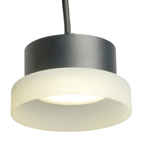 Светильник потолочный Feron Barrel HL4608 OPAL levitation 12W, 230V, GX53, черный, на подвесе 1,7 м фото 4
