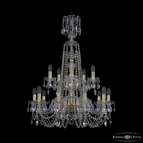 Люстра хрустальная 1402/10+5/240/XL-90/2d G Люстра хрустальная 1402/10+5/240/XL-90/2d G