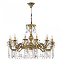 Люстра с хрустальными подвесками AL79101/12/300 A FP Bohemia Ivele Crystal (Богемия Ивеле Кристалл)