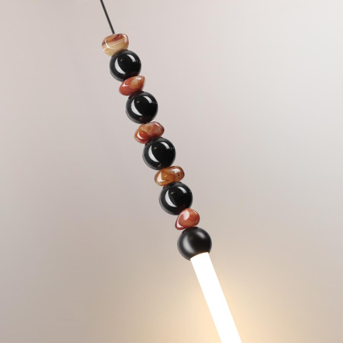 7187/12L HIGHTECH ODL26 223 Подвесной светильник черный/акрил/агат/металл IP20 LED 12W 3500K 220V MONELLA фото 4 7187/12L HIGHTECH ODL26 223 Подвесной светильник черный/акрил/агат/металл IP20 LED 12W 3500K 220V MONELLA фото 4