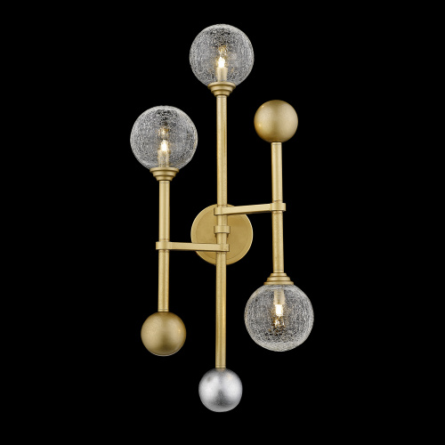 Настенный светильник Fluxus 3 gold фото 2