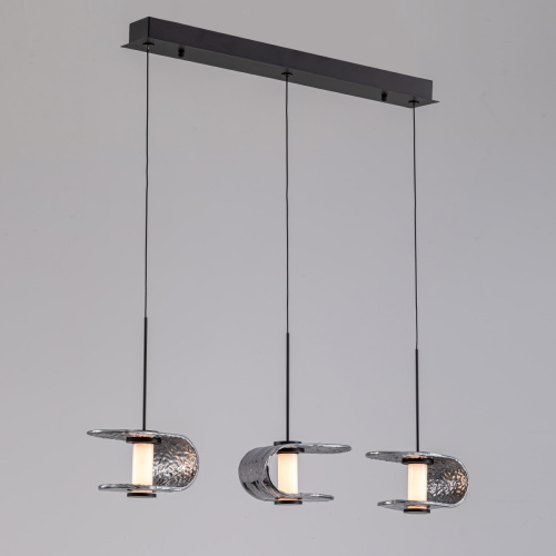 Подвесной светильник MD24020901-3B black/smoky фото 3