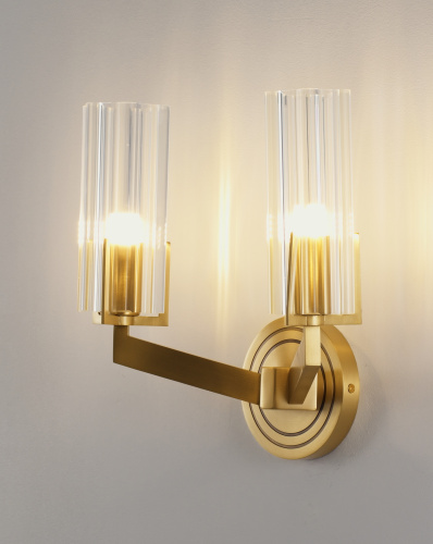 Светильник настенный Moderli V11073-2W Brass фото 3 Светильник настенный Moderli V11073-2W Brass фото 3