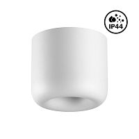 359439 OVER NT24 372 белый Светильник накладной влагозащищённый IP44 LED 10W 220-240V 3000K 650Лм LISSE