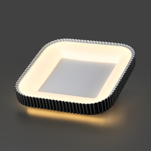 7768/56L AVRA LED SN 578 Светильник металл/белый/черный LED (56Вт+14Вт) 3000-6000K 500х500 IP43 пульт ДУ+подсветка SHARMEL фото 2 7768/56L AVRA LED SN 578 Светильник металл/белый/черный LED (56Вт+14Вт) 3000-6000K 500х500 IP43 пульт ДУ+подсветка SHARMEL фото 2