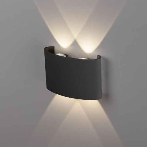 Пылевлагозащищенный светодиодный светильник Twinky Double чёрный IP54 1555 TECHNO LED фото 2