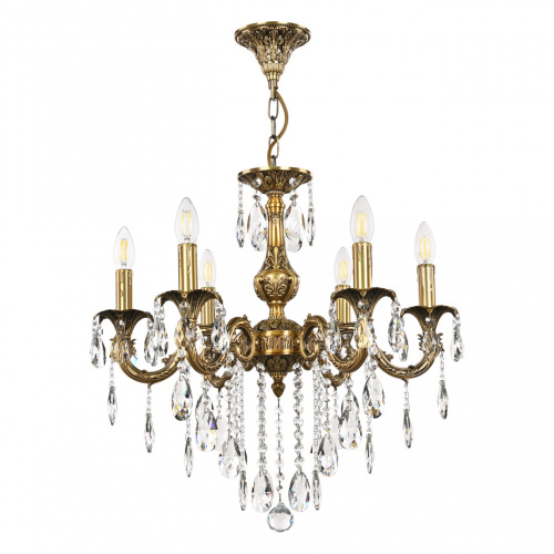 Люстра с хрустальными подвесками AL79101/6/175 B FP Bohemia Ivele Crystal (Богемия Ивеле Кристалл)