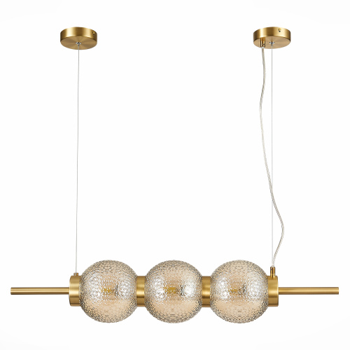 SL1155.313.03 Светильник подвесной ST-Luce Латунь/Коньячный E14 3*40W MARENA фото 7