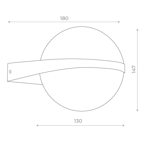 SL9510.401.01 Светильник уличный настенный ST-Luce Черный/Белый LED 2*6W 4000K CELESTE фото 2