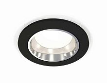 Комплект встраиваемого светильника Ambrella light Techno Spot XC6513003 SBK/PSL черный песок/серебро полированное (C6513, N6112)