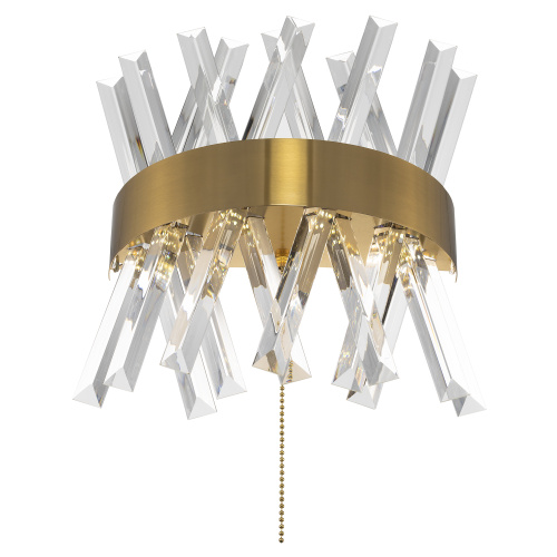 Citilux Ричард CL336313 LED Бра хрустальное с выключателем Бронза фото 5 Citilux Ричард CL336313 LED Бра хрустальное с выключателем Бронза фото 5