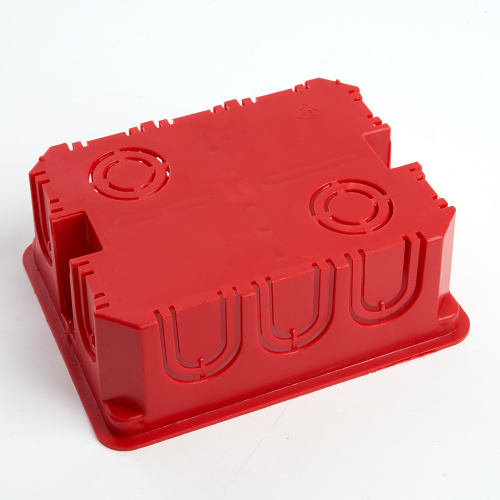 Коробка монтажная для сплошных стен, с крышкой, 120*92*45мм STEKKER EBX30-01-1-20-120, красный фото 3