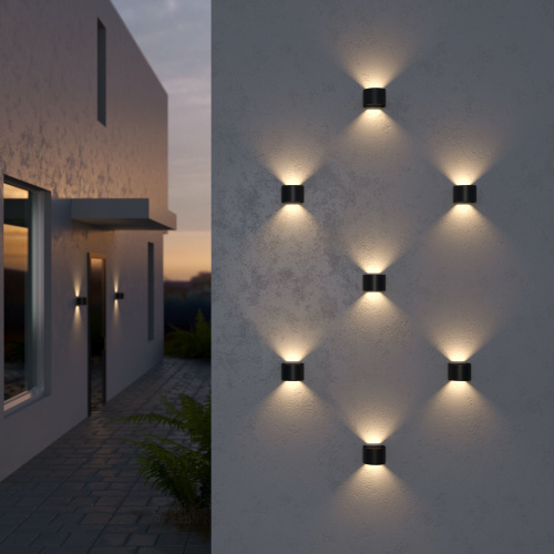 Пылевлагозащи­щенный светодиодный светильник с регулируемыми лучами Blade черный IP54 1518 Techno LED черный фото 6