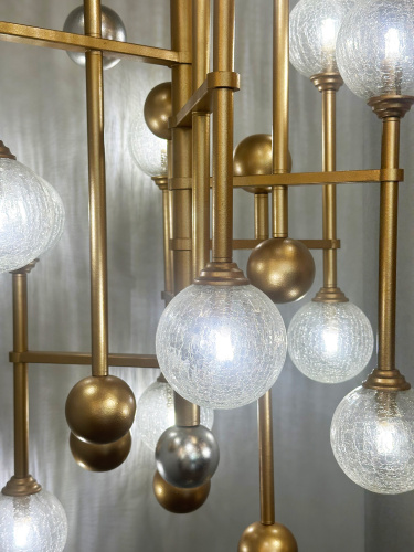 Люстра Fluxus 12 gold фото 2