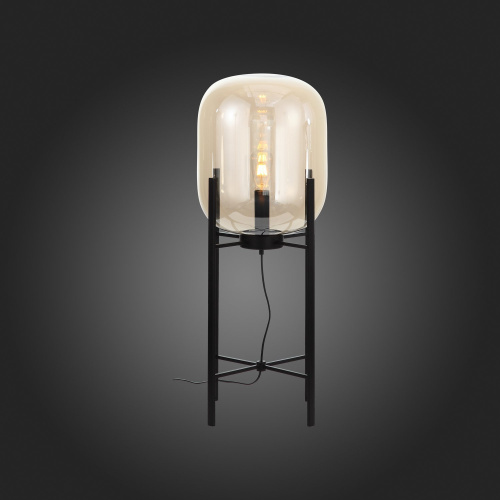 SL1050.515.01 Торшер ST-Luce Черный/Коньячный E27 1*40W (из 2-х коробок) BURASCA фото 6