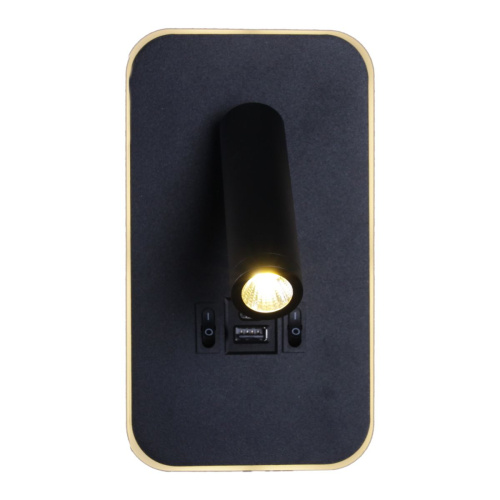 Настенный светодиодный светильник Reluce 86204-9.2-001KT LED12W+USB BK фото 6