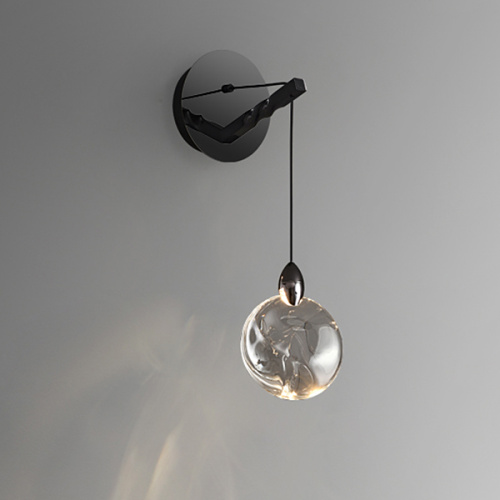 Настенный светильник MT9176-1WB pearl black фото 6