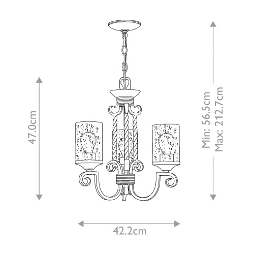 Люстра Hinkley, Арт. HK-CASA3 фото 2