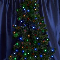 Светодиодная гирлянда Feron CL92 10 веток (5м) + 1,5м 230V мульти c питанием от сети