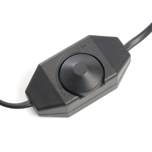 Сетевой шнур с диммером 230V 2м, черный, DM103-200W фото 2 Сетевой шнур с диммером 230V 2м, черный, DM103-200W фото 2