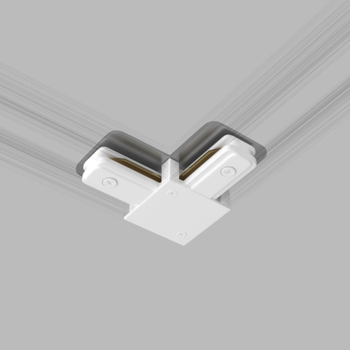 Коннектор угловой для однофазного шинопровода белый TRC-1-1-L-WH Коннектор угловой для однофазного шинопровода белый TRC-1-1-L-WH