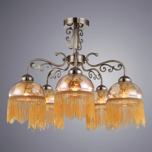 Потолочная люстра Arte Lamp PERLINA A9560PL-5AB фото 2 Потолочная люстра Arte Lamp PERLINA A9560PL-5AB фото 2