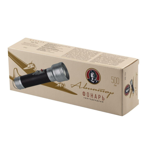 Ручной светодиодный фонарь ЭРА Авиатор от батареек 500 лм MB-904 Б0046379 фото 7