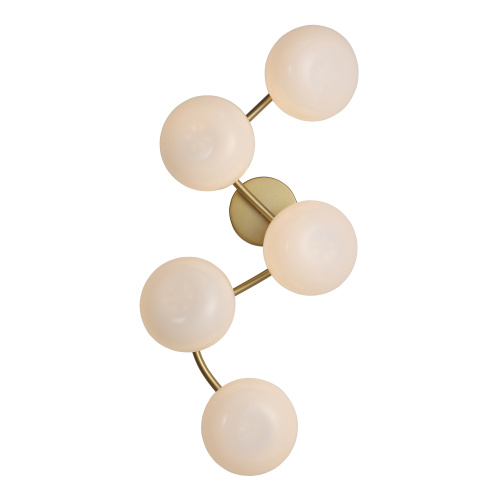 SL1519.301.05 Светильник настенный ST-Luce Латунь/Белый G9 5*5W 4000K SWEVEN фото 4