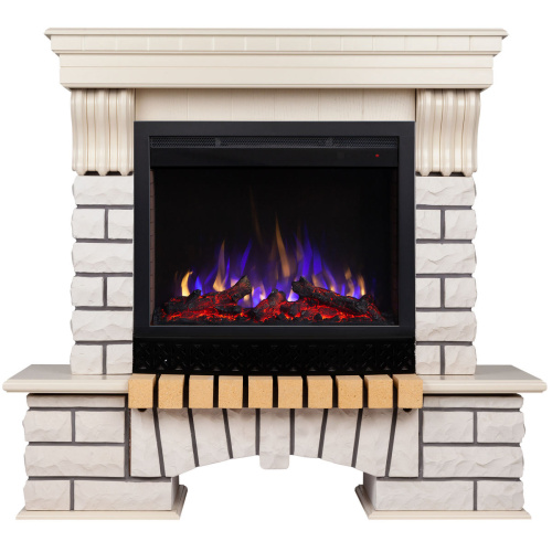 Электрокамин RealFlame Country WT с очагом Saphir 25,5 фото 2 Электрокамин RealFlame Country WT с очагом Saphir 25,5 фото 2